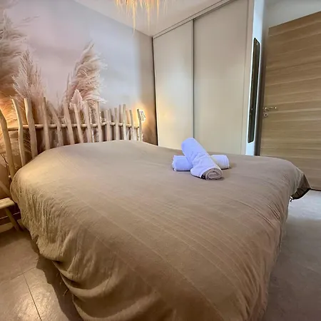 Evasion Jardin, Parking Prive Gratuit, Climatise, Wi-fi, A 5mn Plage, Confort Lägenhet