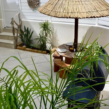 Evasion Jardin, Parking Prive Gratuit, Climatise, Wi-fi, A 5mn Plage, Confort Lägenhet