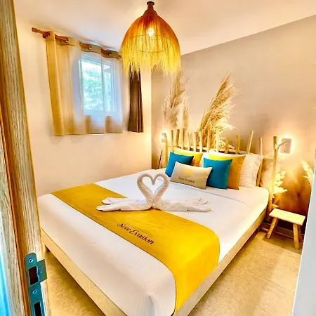Evasion Jardin, Parking Prive Gratuit, Climatise, Wi-fi, A 5mn Plage, Confort Lägenhet Sète