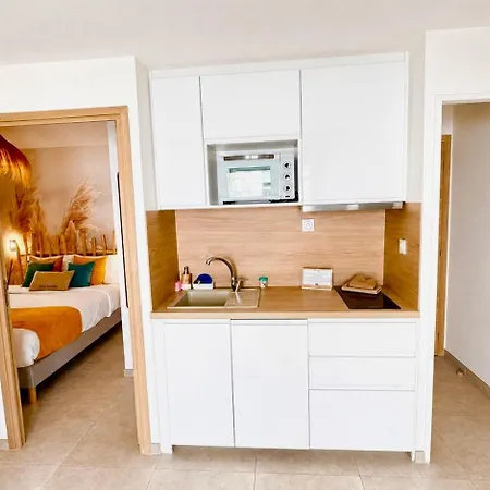 Evasion Jardin, Parking Privé Gratuit, Climatisé, Wi-fi, à 5mn Plage, Confort Appartamento *