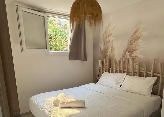 Appartamento Evasion Jardin, Parking Privé Gratuit, Climatisé, Wi-fi, à 5mn Plage, Confort *